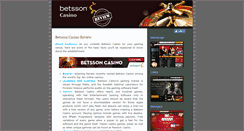 Desktop Screenshot of betssoncasinoreview.com