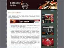 Tablet Screenshot of betssoncasinoreview.com